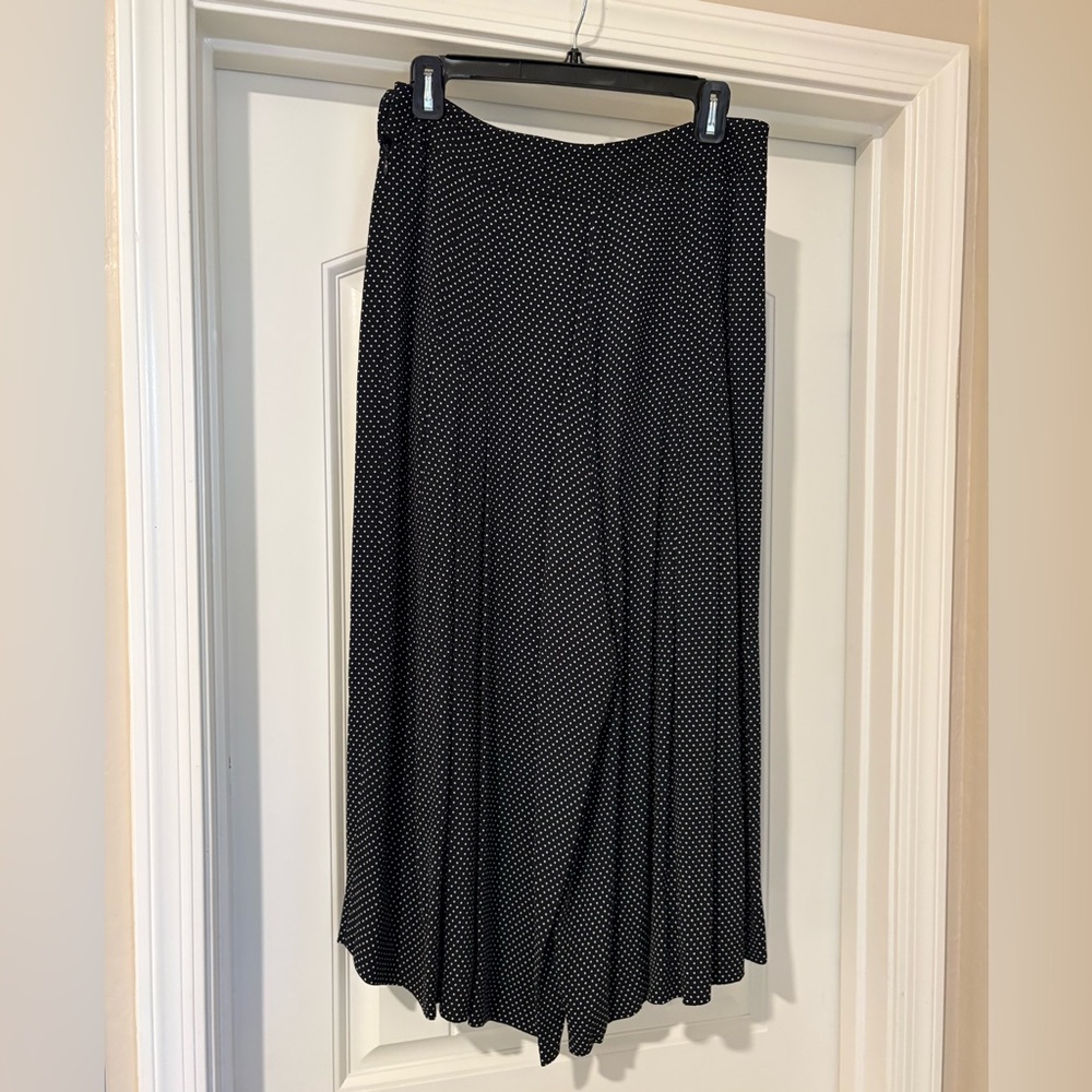 1.STATE Polka Dot Gaucho Pants | Flowy Wide Leg Cropped | Size 4